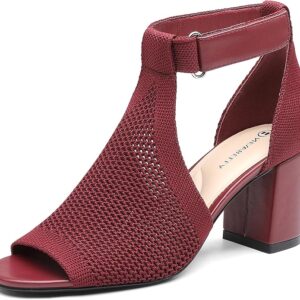 NEWBELLA Women’s Knit Ankle Strap