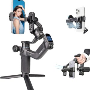 FeiyuTech SCORP Mini 3 Gimbal Stabiliser for Smartphone, Built-in AI Tracking Module & Cooling Fan